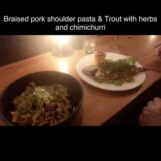 Braised Pork Shoulder Pasta