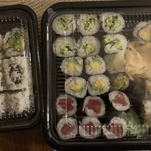 $45 worth of sushi :(