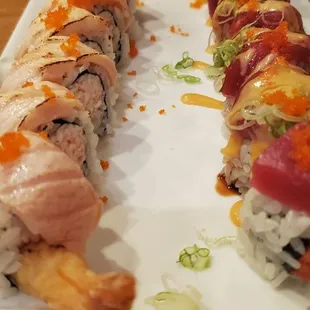 Hawaii roll and bootylicious roll