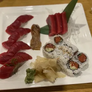 Bluefin tuna dinner - Sushi entrée