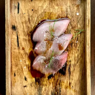 Another plating example of simple, yet delish (part of the 20 course omakase)