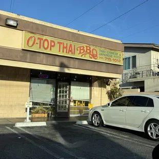 outside
