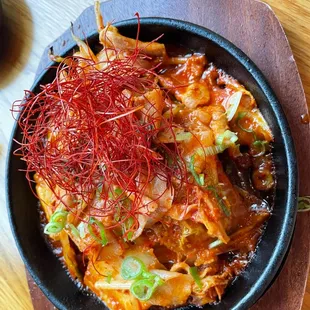 Buta kimchi with beef