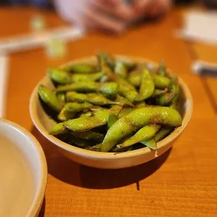 Garlic edamame
