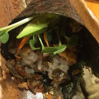 Salmon Skin Hand Roll