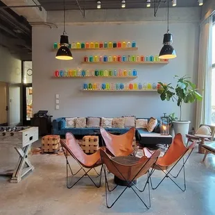 Entrance before the bar