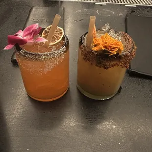 Drinks - strawberry, fig