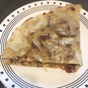 This is just HALF of a tlayuda! Was it good? Definitely!