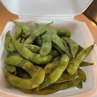 Garlic edamame