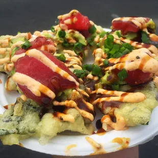 Sushi sliders ($8.00)