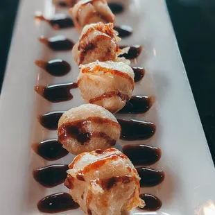 Fried shrimp shumai