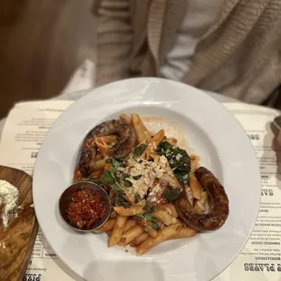 PENNE ALLA ARRABBIATA with SAUSAGE