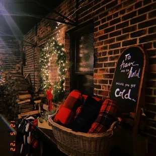 Cute Christmas patio
