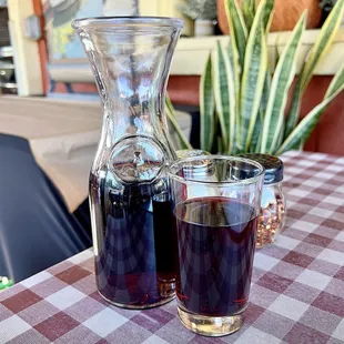 Half carafe chianti