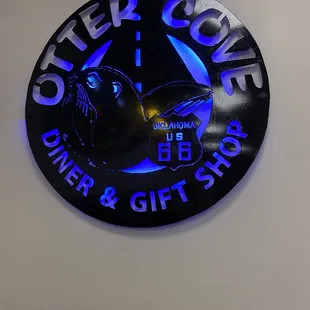Otter cove diner sign decor