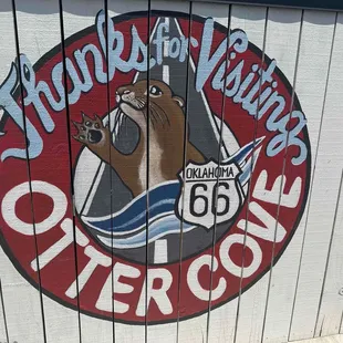 a sign for otter cove