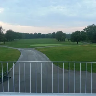 View from the club house.