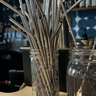 Bouquet of friendly straws