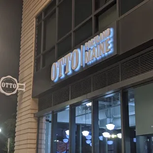 outside