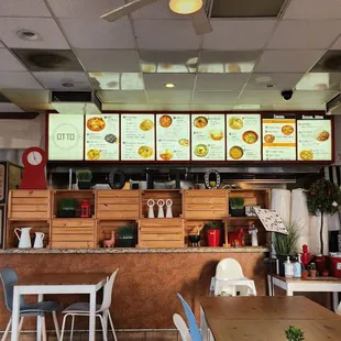 the interior of a restaurant