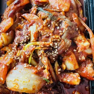 Spicy Squid &amp; Pork dish!!