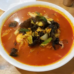 Spicy Seafood Noodle Soup