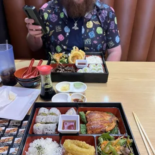 Salmon Teriyaki Bento Box Bulgogi Beef Teriyaki Bento Box