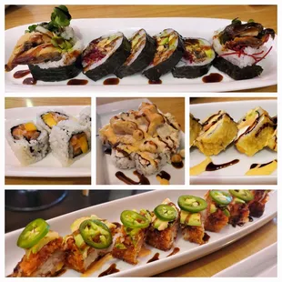 Mouth-watering collage