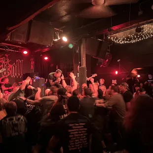 a crowd of people at a concert