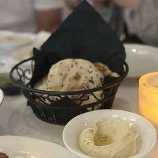 Pita bread + hummus
