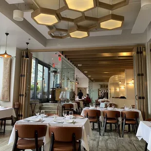 Spacious dining room