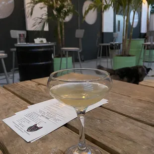 Gimlet, outdoor patio