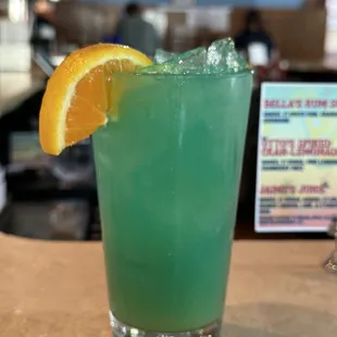 A very tasty Mermaid cocktail