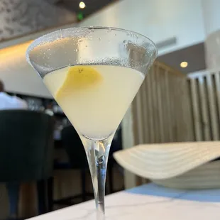 lemon drop which I took a few sips of prior to taking this pic