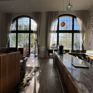 interior, sushi and sashimi