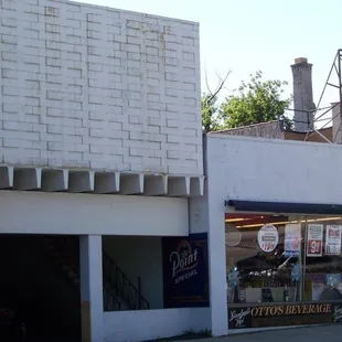 the outside of the building