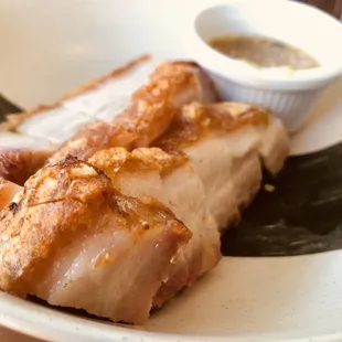 Crispy pork.