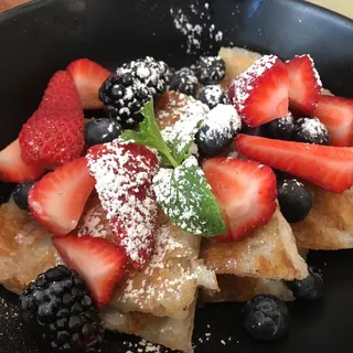 Roti with Seasonal Fruit