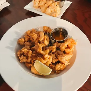 Calamari and Fried shrimp