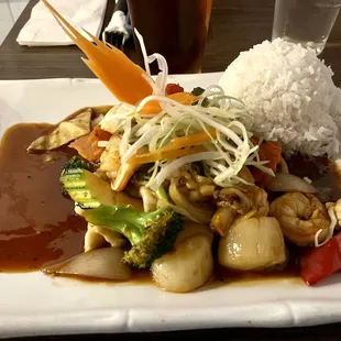 Main course: Royal Seafood