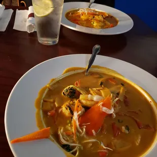 Red curry with shrimp...my FAVORITE!