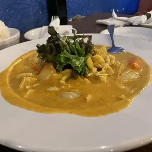 Chicken yellow curry - thumbs up!