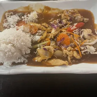 Lemongrass with chicken