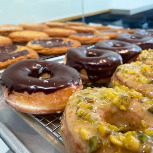dough desserts, food, donuts