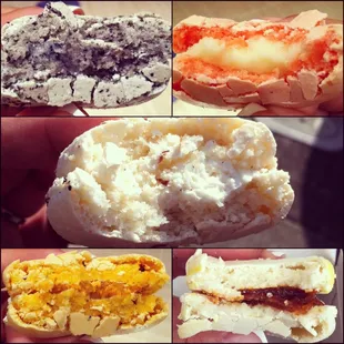 black sesame, lychee, roasted almond, thai tea, salted caramel