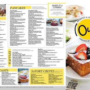 Oui Menu (As of 04/01/2022)