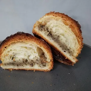 Earl grey lavender croissant crumb