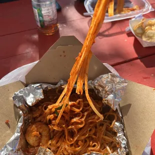 Pad Thai with shrimp