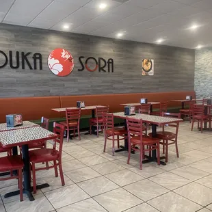 Big dining area