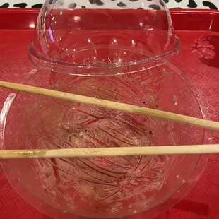 Empty bowl!